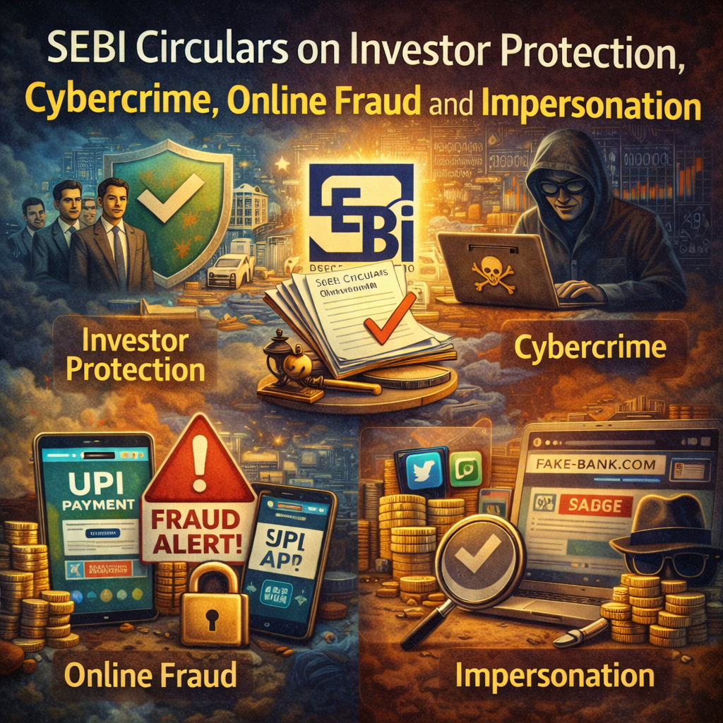 SEBI Circulars on Investor Protection, Cybercrime, Online Fraud and Impersonation SEBI Circulars on Investor Protection, Cybercrime, Online Fraud and Impersonation